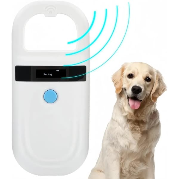 Bærbar taglæser, genopladelig mikrochipscanner, datalagring, scanner