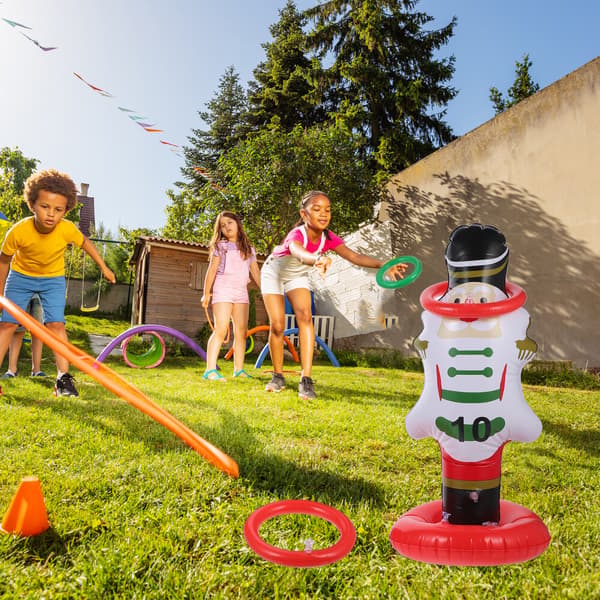 Julklappar för barn Julkastspel Uppblåsbara kastleksaker