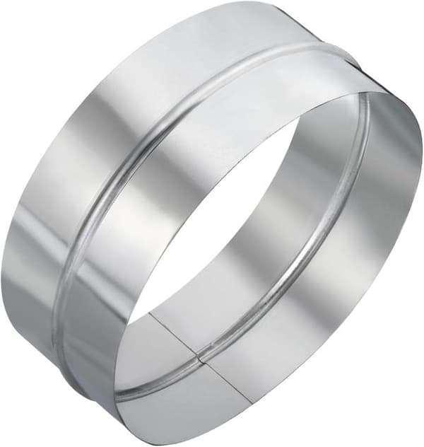 Rørfittings, rørforlængerstik, egnet til ventilationssystemer, egnet til 200 mm rør