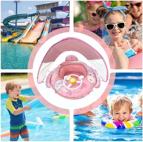 Anti-tippande simring för barn med solskydd (2-6 år)