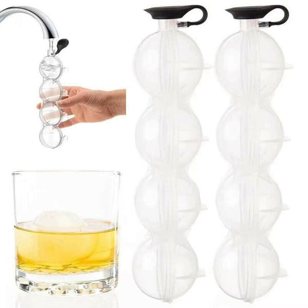 Stor isbollsform bricka stor silikonform sfär whisky rund form
