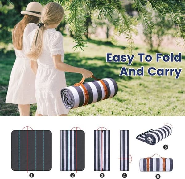 Picknickfilt - Picknickmatta - Picknickfilt - Vikbar picknickfilt - Utomhus campingfilt