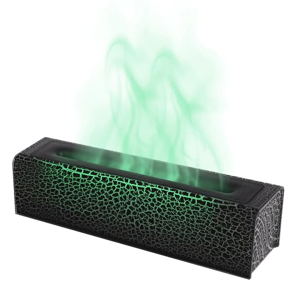7-farvet flamme aroma diffuser med timerfunktion, velegnet til æteriske olier