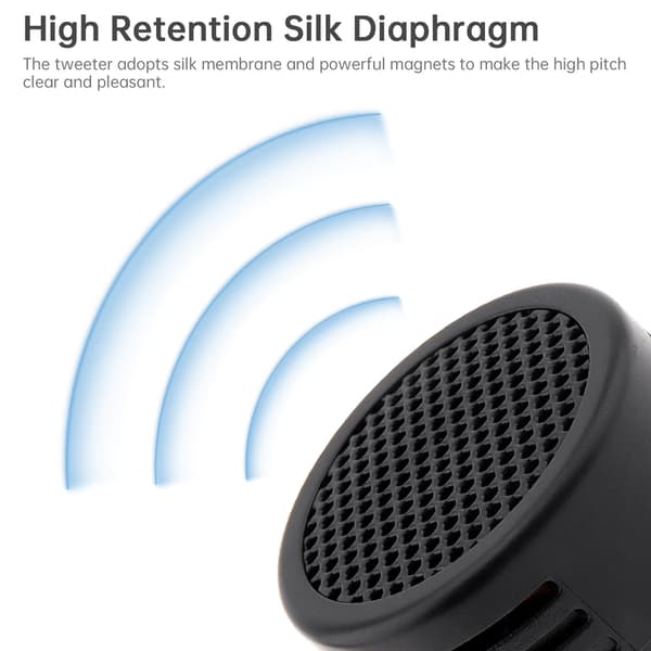 4-pack 500W Högeffektiv Mini Dome Diskant Bil Audio System