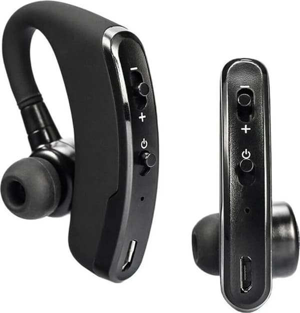 Mono Bluetooth 4.1 headset med mikrofon til håndfri opkald, Android, ultralet in-ear.