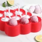 Silikon Mini Popsicle Formar Klubba Form Lätt att ta ur Isglass