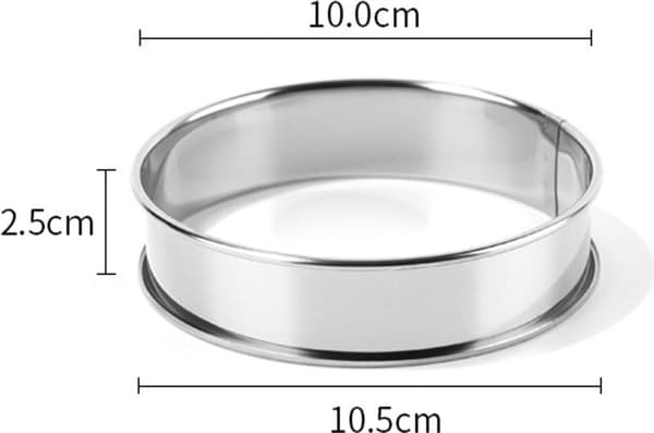 6 10 cm kageringe, bageforme, kageringe, muffinringe