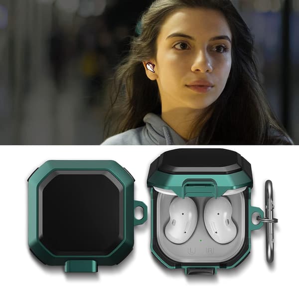 2-pak etui TPU PC karabinhage sort grøn