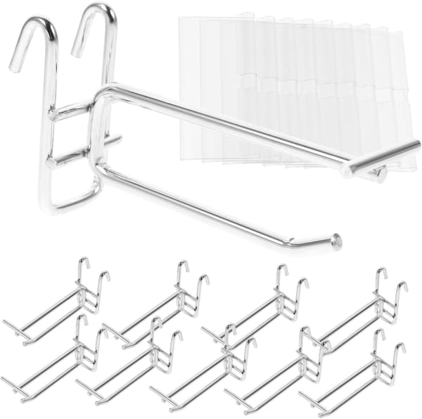 Krokar Perforerade Paneler 10 Delar Metallkrokar Perforerade Paneler Perforerad Panel Stöd Vanligt Stål Kit