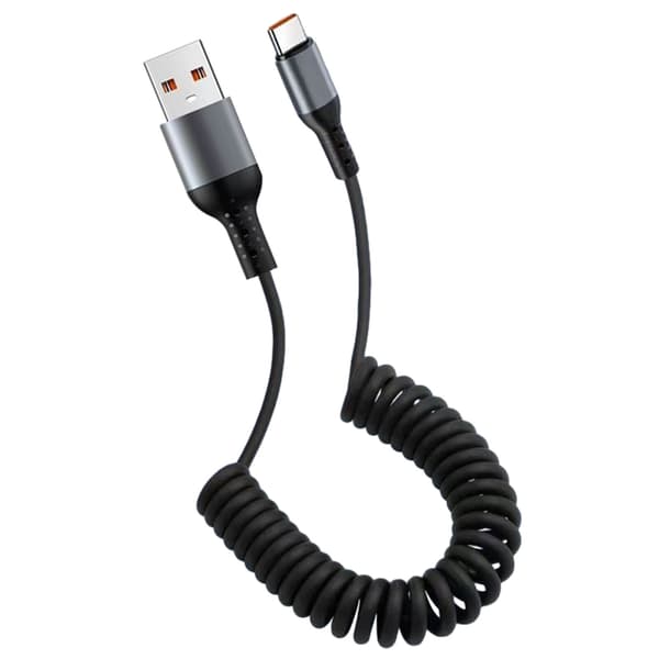 Spirale USB-C -pikalatauskaapeli