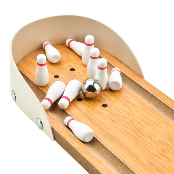 Mini Bordsbowling Set Roligt Familjespel Nyhetspresent Barnidé Klassisk