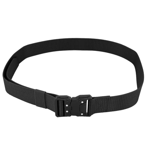 Taktisk bælte, performancebælte, unisex, med quick release-spænde, sort