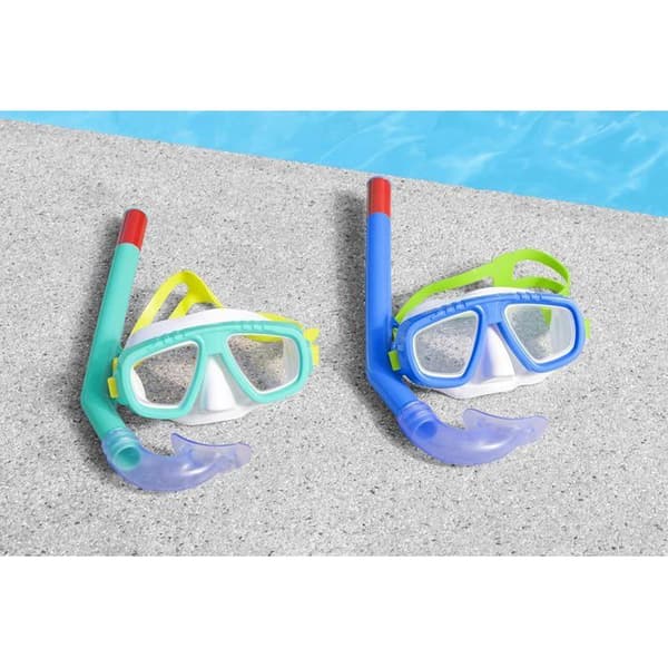 Snorkelmasker, vattentäta och imfria, 2-pack