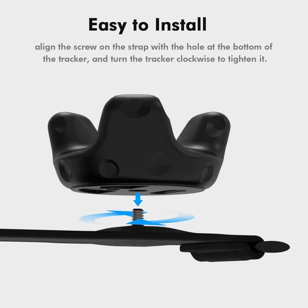Til HTC Vive Tracker 3.0, justerbare hånd-/fodstropper og taljebånd til Motion Capture (5 stk.)