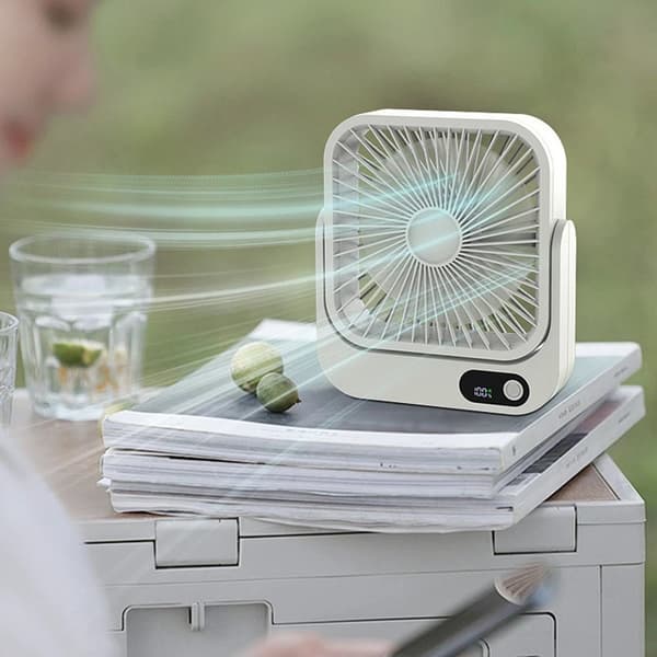 Præcisions elektrisk skrivebordsventilator med intelligente flere tilstande