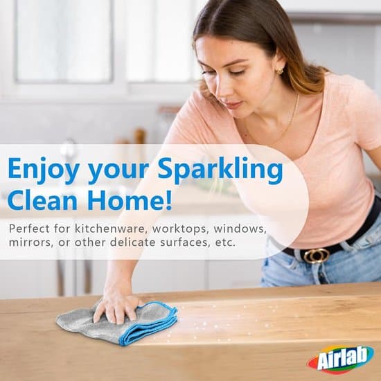 6-pack dubbla mikrofiberdukar för randfri rengöring