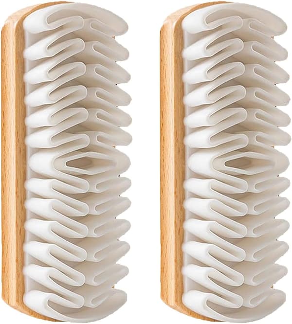 2-pack mockaskoborste, mockagummiborste, mockasuddgummi, mockaskorengöringsborste