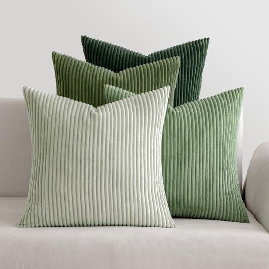 Fløjlsbetræk til puder - 4-delt sæt - Blød polyester - 40x40 cm