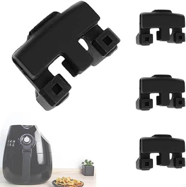 8-pack gummistötfångare för airfryer-bricka