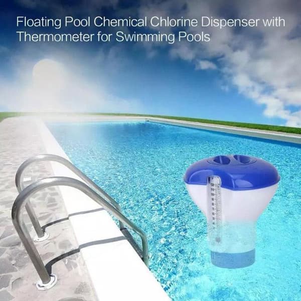 Kemikaliedispenser för pool, flytande tablett, klorinator