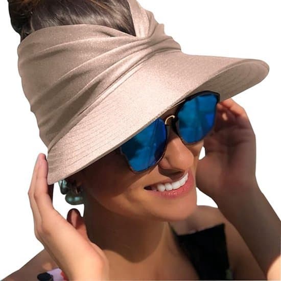 Solhatt för kvinnor - Rosa - L/XL