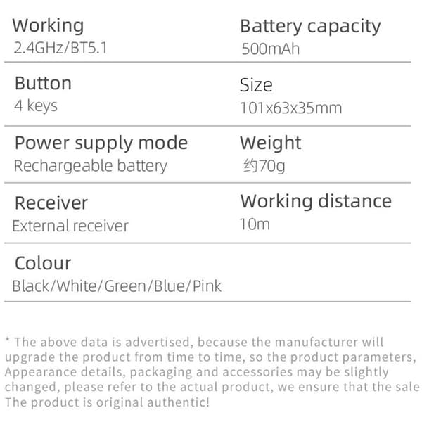 2,4 GHz trådløs Bluetooth-mus optisk 1600DPI PC bærbar notebook Mac sort