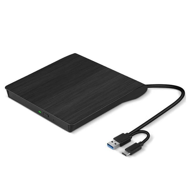Externt bärbart Bluray DVD-enhet för hemmakontor Extern DVD-brännare USB C