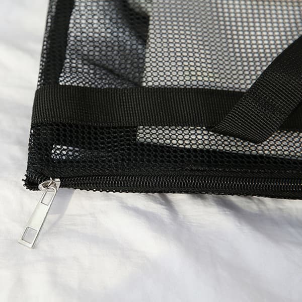 Tygväska för strand Polyester Mesh Expanderbar Shopping Dagligen