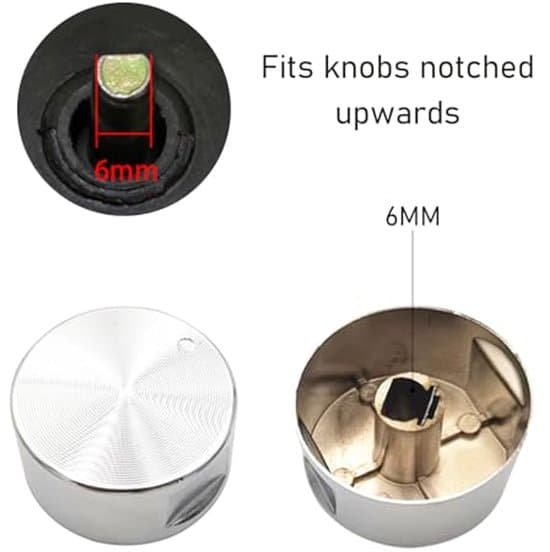 6 ugnsrattar - aluminium - 3,7 cm i diameter - halkfri design