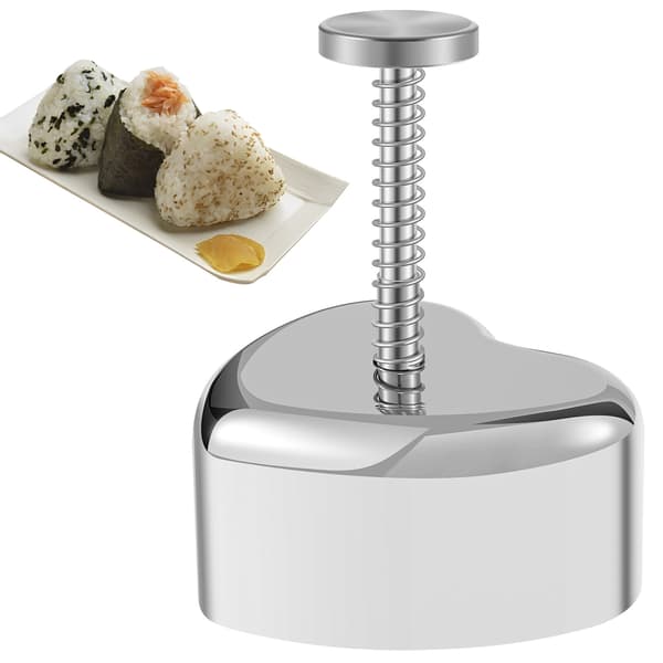 Hjärta Onigiri Form Rostfritt Stål Risbollsform Non-Stick Sushiform