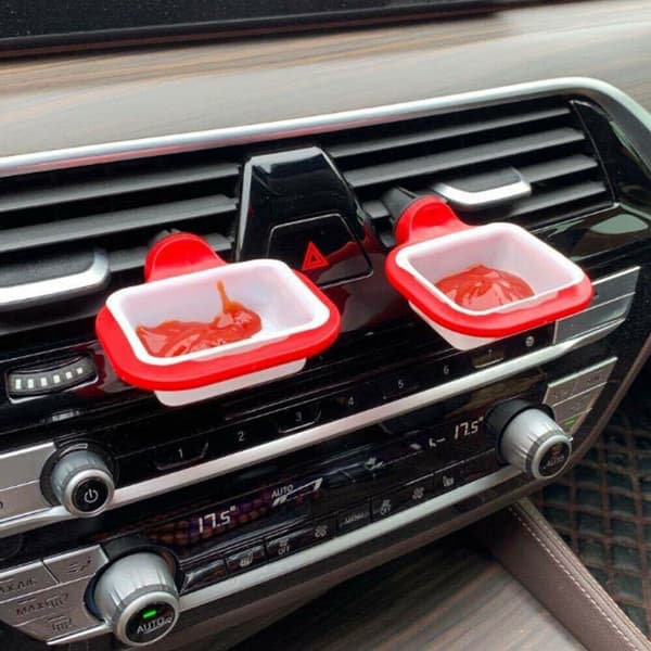 6-delars såsklämma set bil doppning ketchup