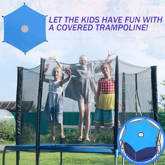 - Trampolin Solskærm Ø 183 244 305 cm