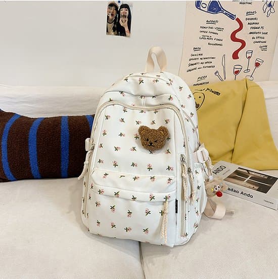 Ryggsäckar, skolväskor, flickryggsäckar, studentryggsäckar, snygga studentryggsäckar, skolstil studentryggsäckar, för tonåringar, nylonmaterial