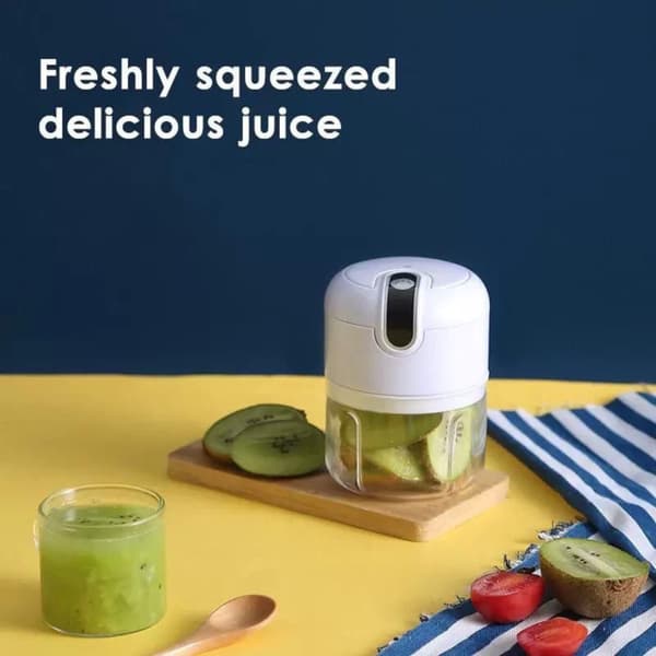 Gratis USB Mini Elektrisk Madhakker 250ml Bærbar Blender Hvidløg