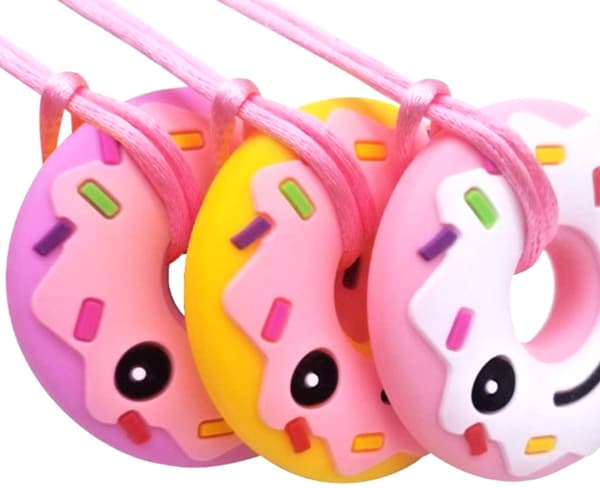 Autismleksak Leende Munk Fidget Sensoriskt Tugghalsband ADHD ADD