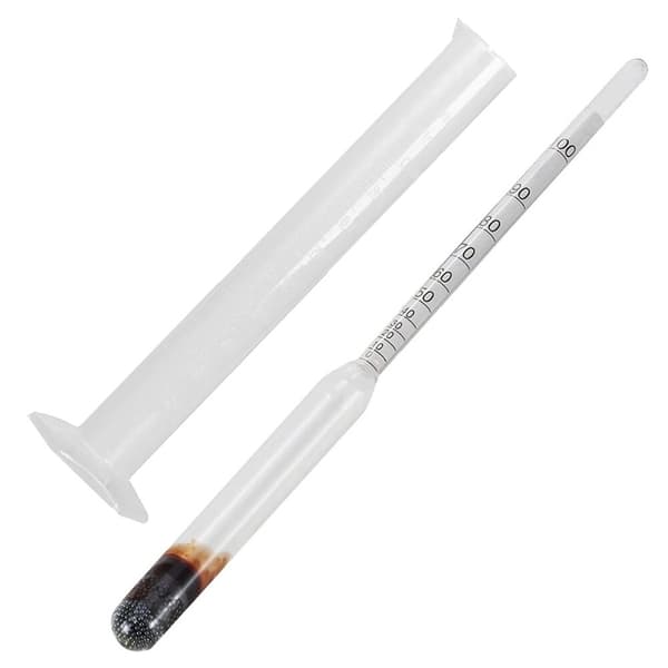 Alkoholhydrometer Destillering 0-100% Mätare Mätkopp 100ml 2023