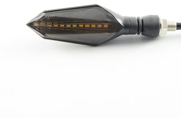 Motorcykel LED blinklys - gul/blå