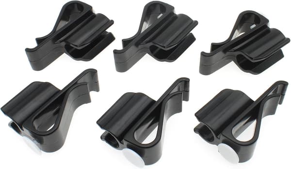 6 stk. golfputterclips, golfkølletaskeclips, putterclipholder, til arrangørers puttertilbehør.