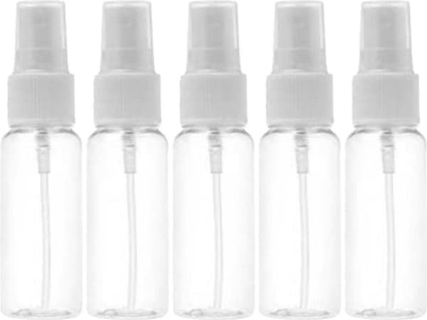 50 högkvalitativa tomma sprayflaskor med spruta, 30 ml parfymflaskor, fina resesprayflaskor - klar