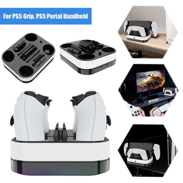 PS5 Controller Opladerstander Opladningsdock PS5 Controller PS Portal