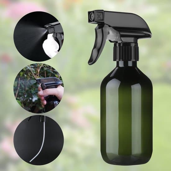 2-pack 300 ml plastsprayflaskor för växter, justerbar fin dimma och stråle med vattenspruta.