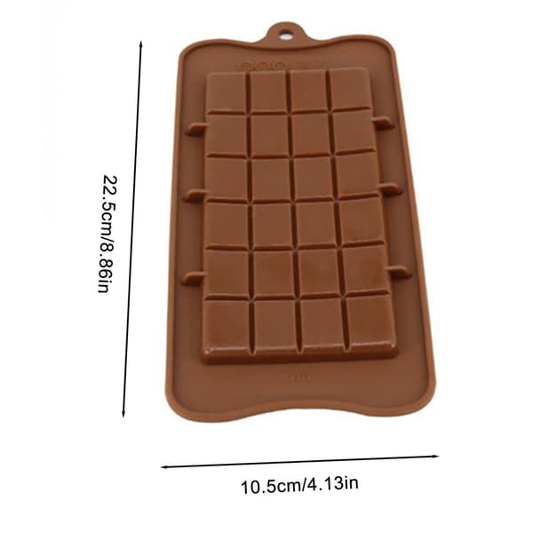 4 silikone chokoladeforme, bageværktøj, non-stick chokoladeforme, slikforme