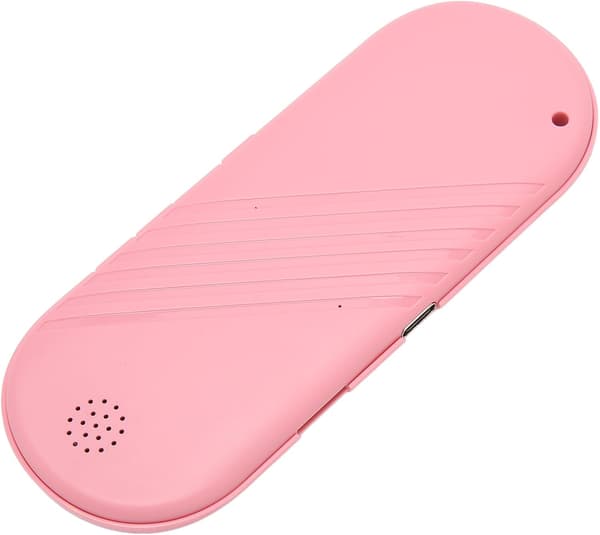 Bluetooth-kuddehögtalare Trådlös benledning Mini Bärbar Under-kudde Volymkontroll Timer Vitt brus Rosa