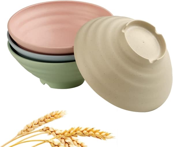 Lätta vetestråskålar okrossbara middag diskmaskin