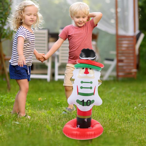 Julklappar för barn Julkastspel Uppblåsbara kastleksaker