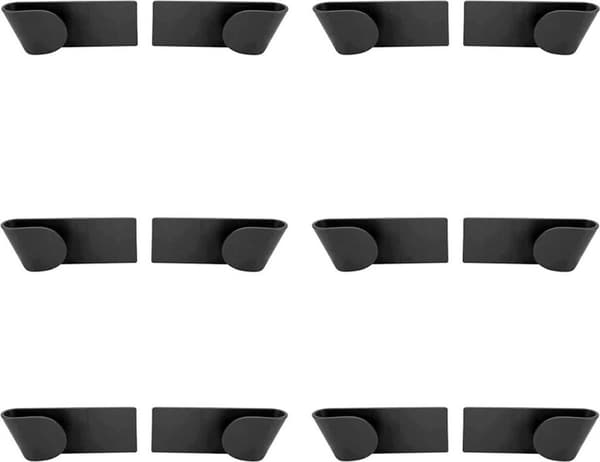 6 par förvaringsställ för grytlock 18,8x2,1x3,5