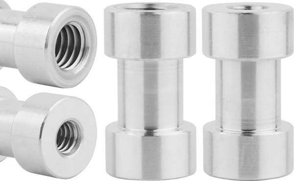 1/4\" til 3/8\" Stativ Aluminiumlegering Konverteringsmuffer