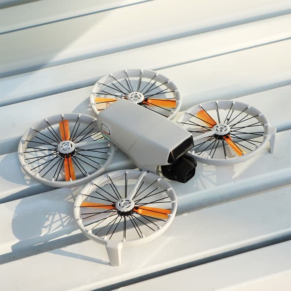 8 støjsvage propel-drone-tilbehør orange