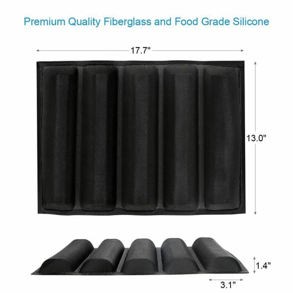 Pølseforme Silikoneform Non-Stick Perforerede Franskbrødsforme