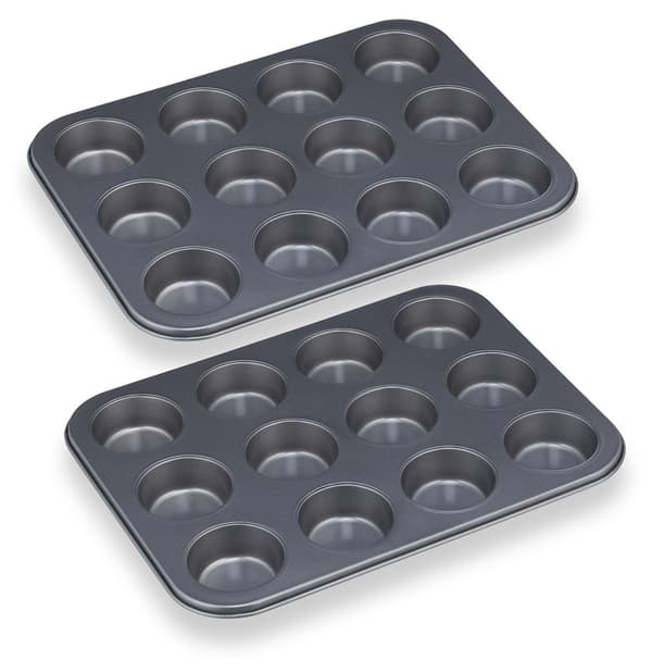 12 muffinforme, 2 pr. sæt